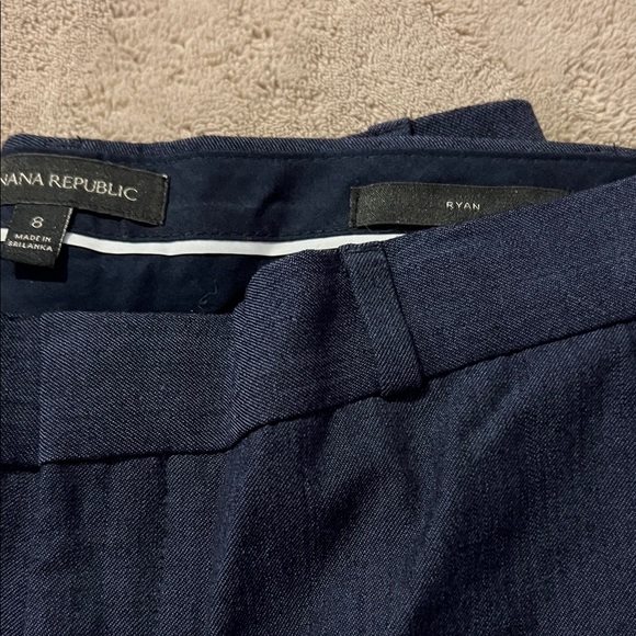 Banana Republic Women’s Ryan Dress Pant Navy Blue, Sz 8 - Picture 2 of 3